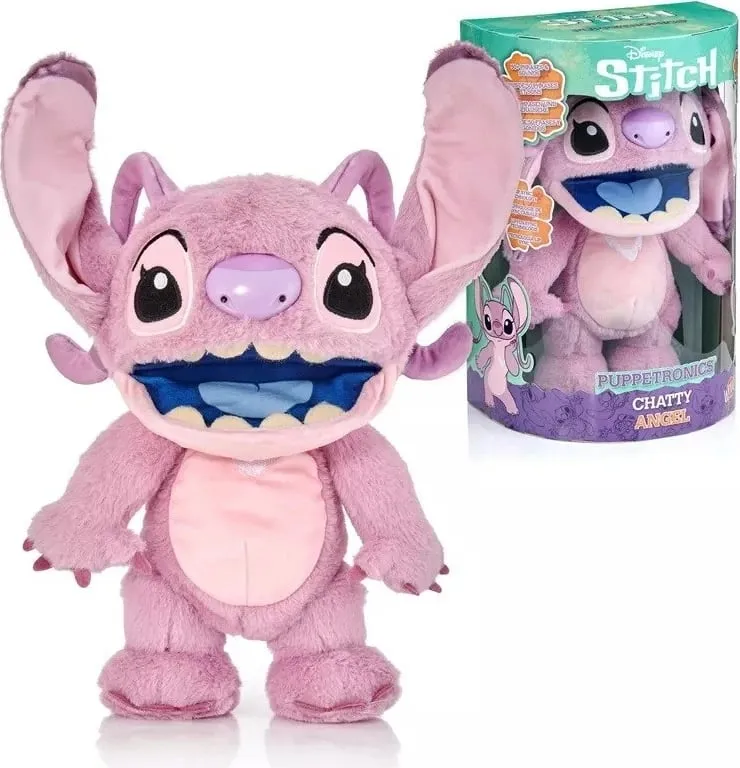 Kukull interaktive Wow Stuff Disney Real FX Chatty Angel, rozë - 1