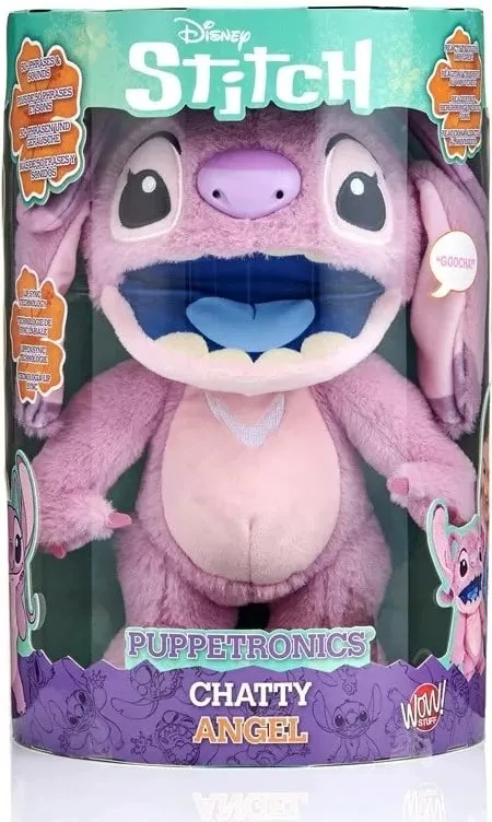 Kukull interaktive Wow Stuff Disney Real FX Chatty Angel, rozë - 2