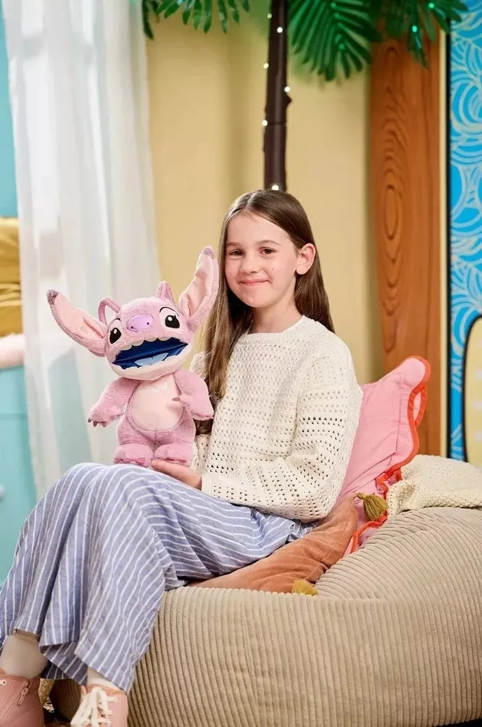 Kukull interaktive Wow Stuff Disney Real FX Chatty Angel, rozë - 4
