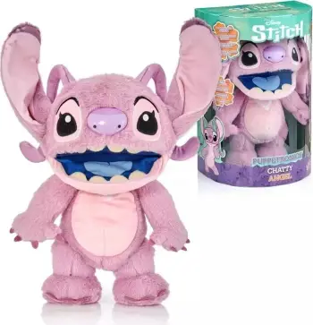 Kukull interaktive Wow Stuff Disney Real FX Chatty Angel, rozë