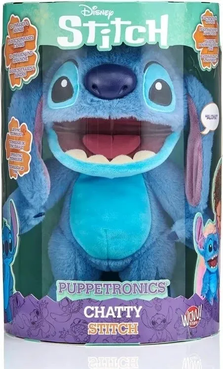 Kukull interaktive Disney Wow Stuff Real FX Chatty Stitch, Blu - 2