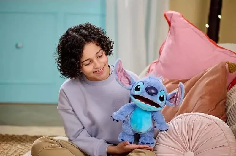 Kukull interaktive Disney Wow Stuff Real FX Chatty Stitch, Blu - 3