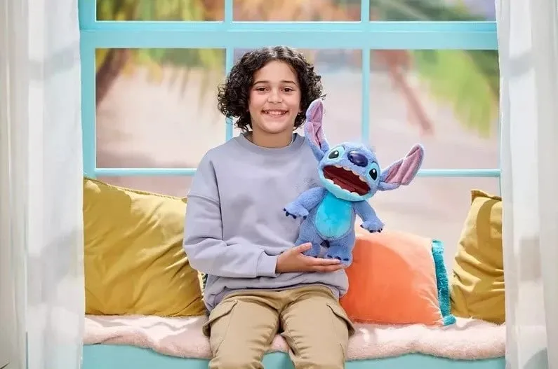 Kukull interaktive Disney Wow Stuff Real FX Chatty Stitch, Blu - 4