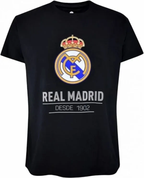 Maicë për meshkuj Real Madrid, e zezë - 1