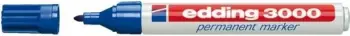 Marker permanent edding 3000, 3mm, 10 copë, kaltër
