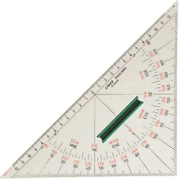 Trekëndësh matës Linex 3200 MRH, akrilik, 24.3 mm, i bardhë - 1