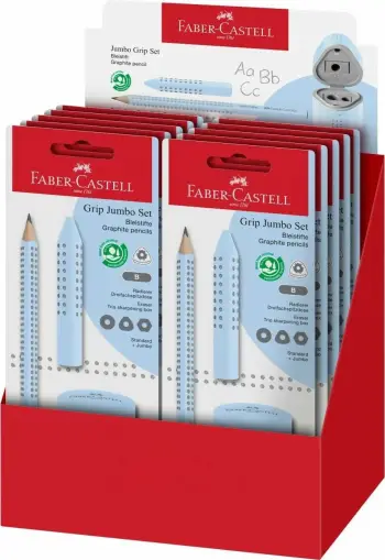 Laps grafiti Faber-Castell 580084, B, trekëndësh, kaltër