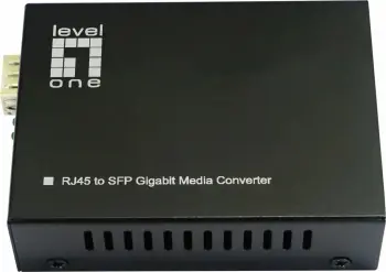 Konvertues rrjeti Level One GVT-2015, RJ45 në SFP, Gigabit, 60W, i zi