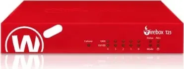 Firewall WatchGuard Firebox T25, 3 vite Basic Security Suite, i kuq - 1