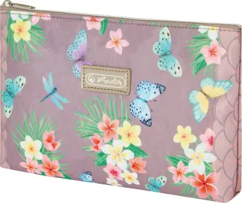 Mbështjellës lapsash herlitz Faulenzer flach Ladylike Butterflies, multikolor