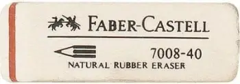 Gomë fshirëse Faber-Castell 180840, e bardhë