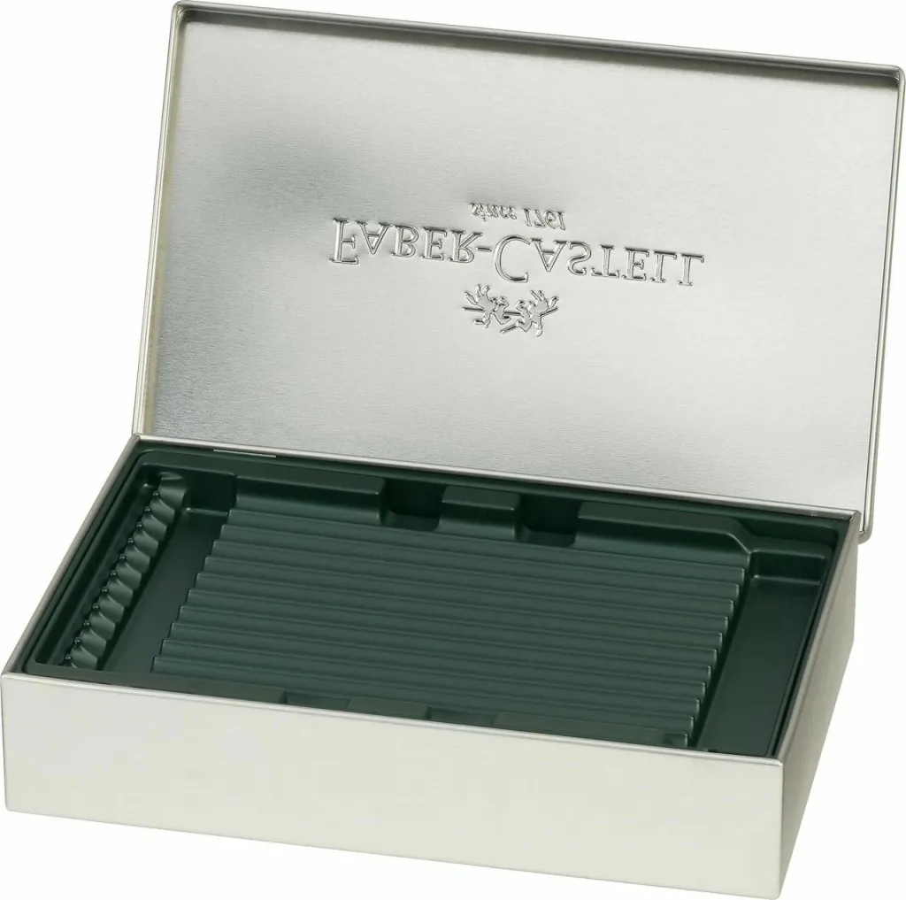 Kuti e fortë për lapsa Faber-Castell 180011, e bardhë - 1