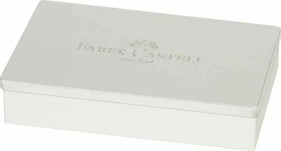 Kuti e fortë për lapsa Faber-Castell 180011, e bardhë - 4