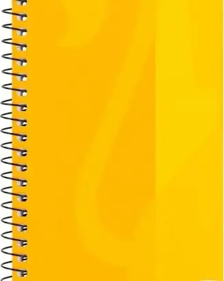 Bllok shënimesh Oxford 100050356, A4, 80 fletë, 90g, i verdhë