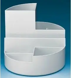 Organizues tavoline Maul MG41176 Round Box, 6 ndarje, 14 cm, i bardhë