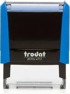 Stampë Trodat Printy 4912, 47x18mm, e zezë/blu - 1