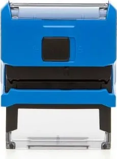 Stampë Trodat Printy 4912, 47x18mm, e zezë/blu - 2