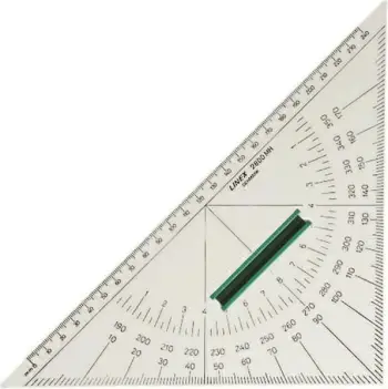 Trekëndësh matës Linex 2800 MH, transparent, 2.75 mm