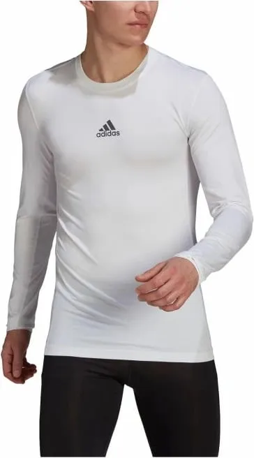 Maicë adidas TechFit për meshkuj, e bardhë - 2