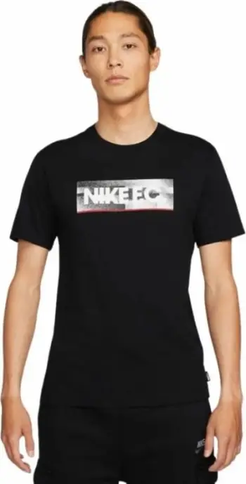 Bluzë Nike NK FC Tee Seasonal Block DH7444 010, pambuk, për meshkuj, e zezë