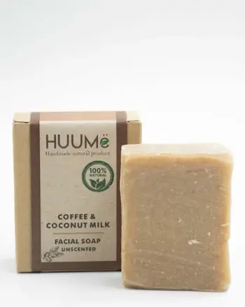 Sapun për fytyrë HUUMë, kafe dhe qumësht kokosi