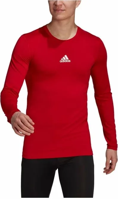 Maicë adidas TechFit për meshkuj, e kuqe - 5
