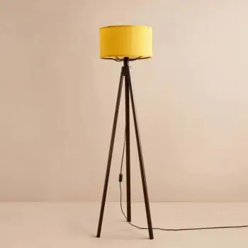 Llambë dyshemeje Opviq, AYD-3448, ngjyrë mustard