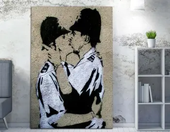 Pikturë dekorative në kanavacë Wallity, WY16, shumëngjyrëshe, 70x100cm