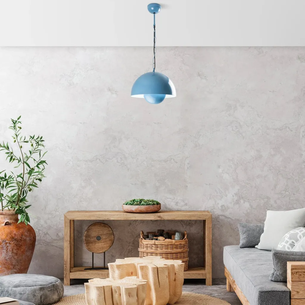 Llambë tavani Opviq, Kure 2676, ngjyrë kaltër e çelët - 2