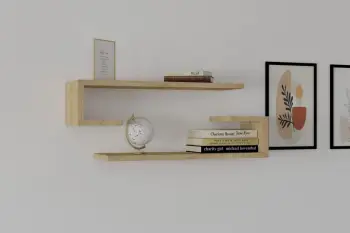 Raft muri, ngjyrë lisi safir, Eldo, 2 copë