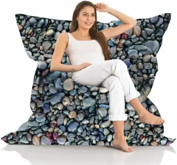 Qese gjigante për kopsht, dizajn gurësh deti, Atelier del Sofa