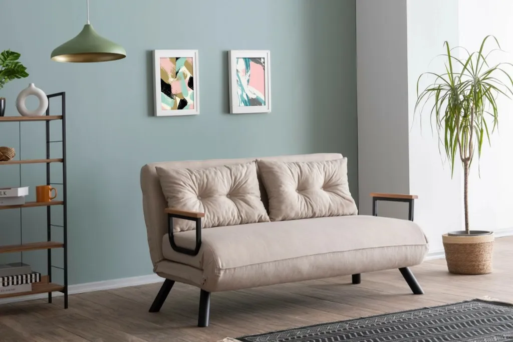 Divan-krevat dy ulës, Atelier del Sofa, Sando v2, krem - 2