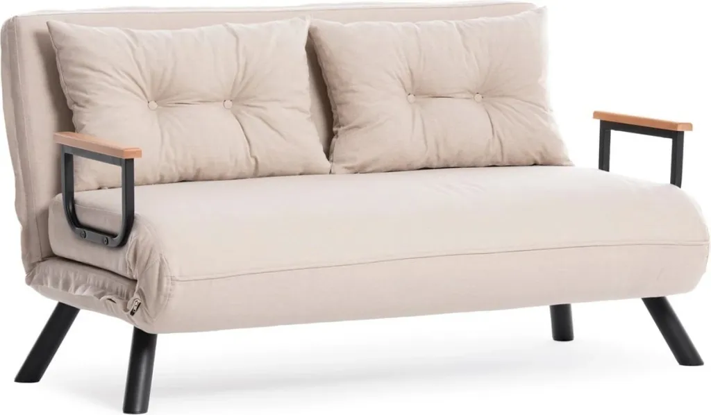 Divan-krevat dy ulës, Atelier del Sofa, Sando v2, krem - 9