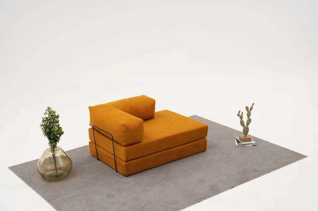 Divan 2-vendësh Atelier del Sofa, Comfort, portokalli - 2