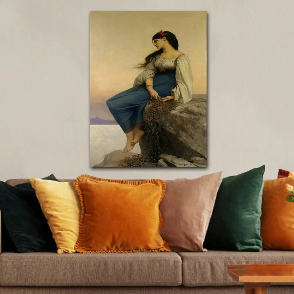 Pikturë dekorative në kanavacë, shumëngjyrëshe, 70x100cm - 1
