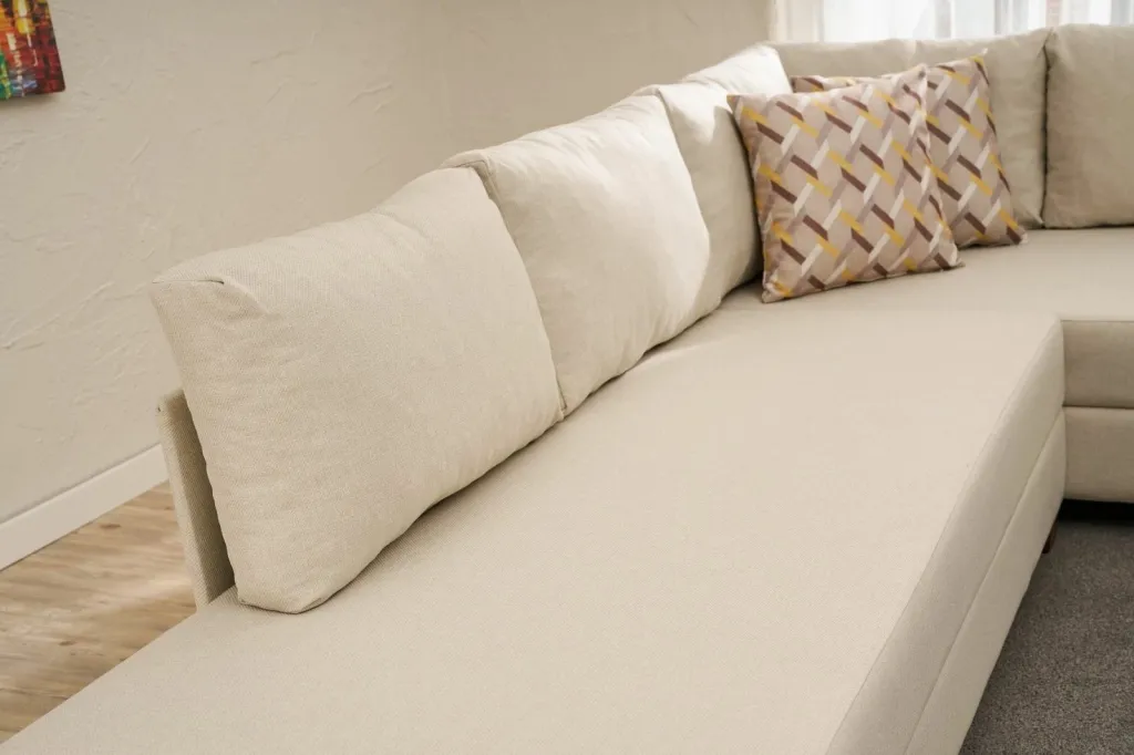 Kënd-sofë-krevat Atelier del Sofa, Aly Arzilla, kënd majtas, krem - 7