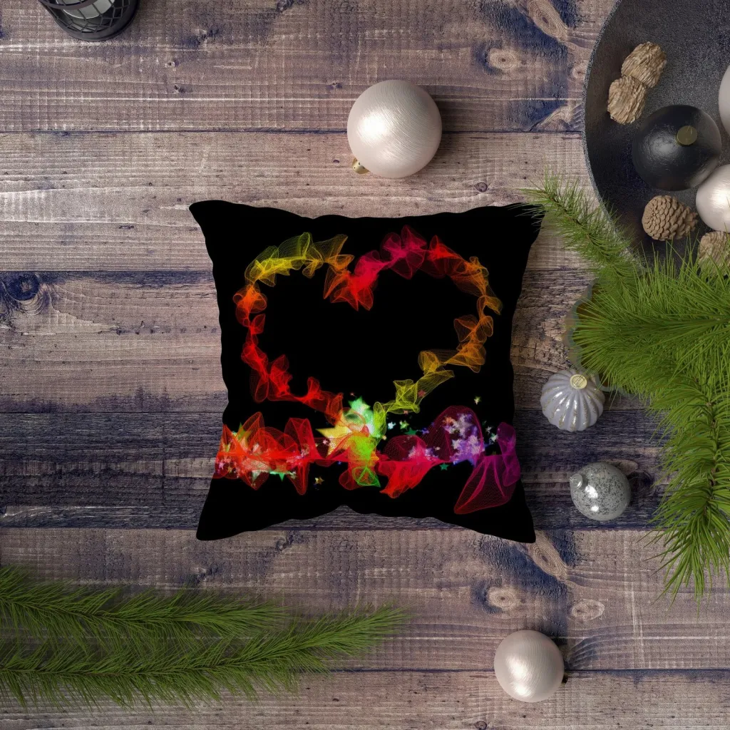 Jastëkë për dekor, Aberto Design, NYXMAS042, shumëngjyrësh, 43x43cm - 1