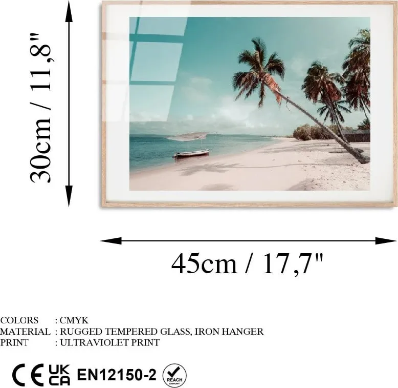 Pikturë dekorative prej xhami të temperuar, Wallity UV-1079, 30x45cm - 7