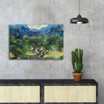 Pikturë dekorative në kanavacë Wallity, FAMOUSART-040, shumëngjyrëshe, 45x70cm