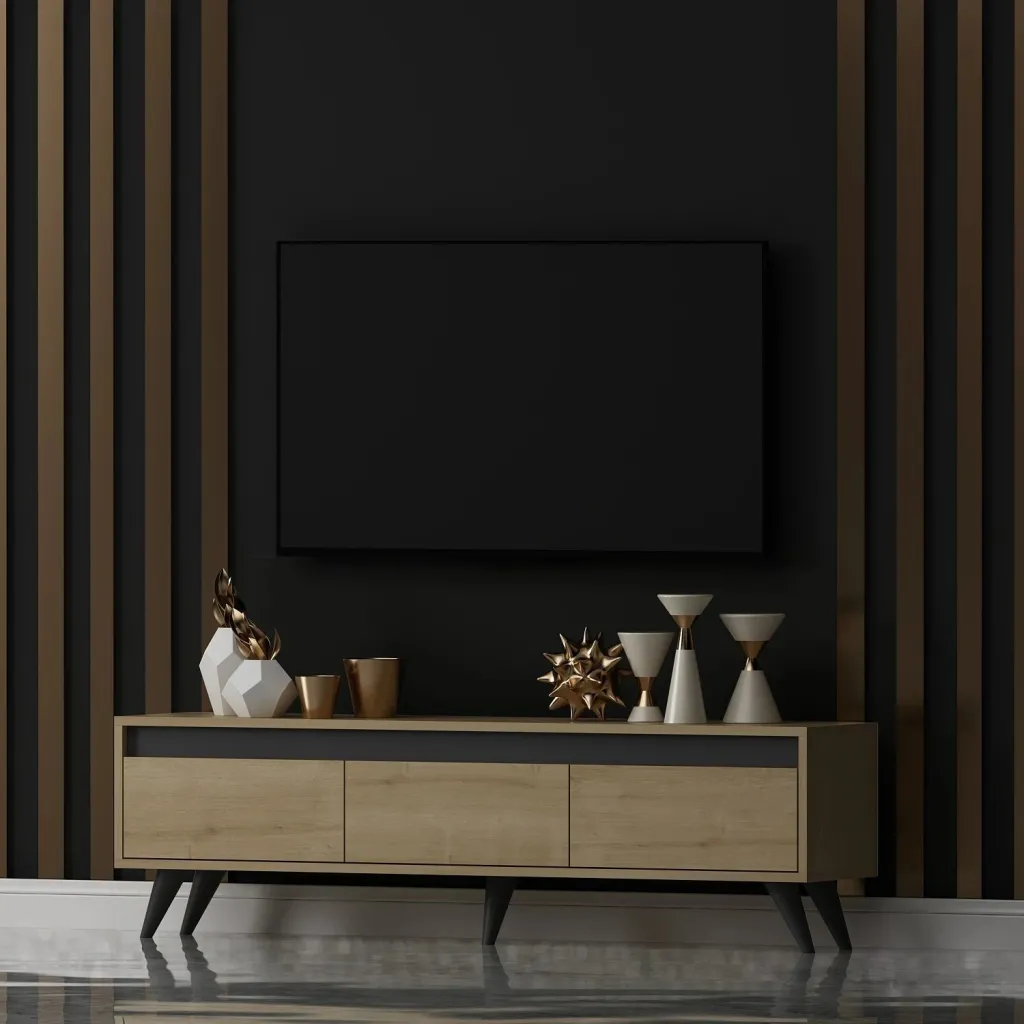 Komodë TV Hanah Home, Century - ngjyrë lis safir - 3