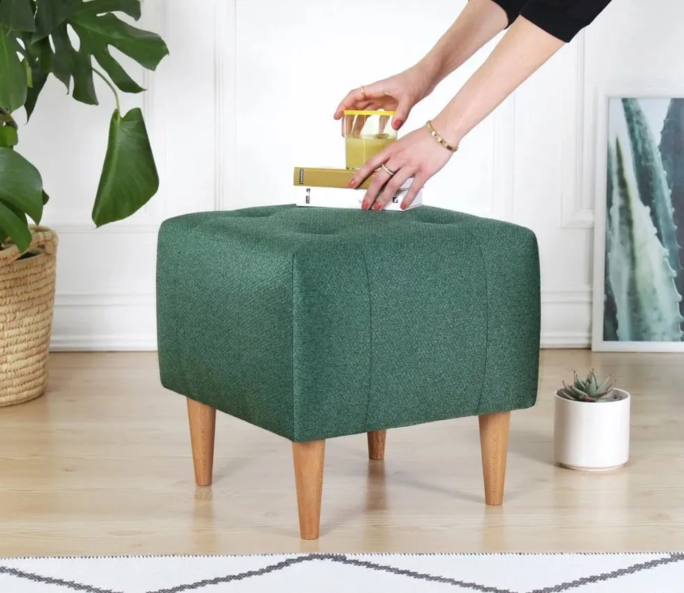 Puf Atelier del Sofa Tomp v2, ngjyrë e gjelbër - 1