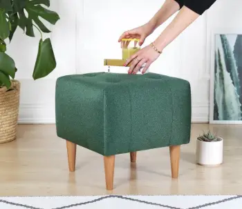 Puf Atelier del Sofa Tomp v2, ngjyrë e gjelbër
