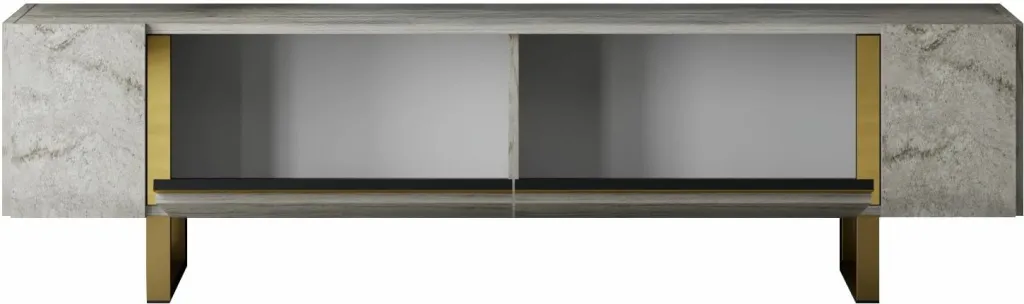 Komodë TV Hanah Home, Yildiz, travertin dhe ari - 7