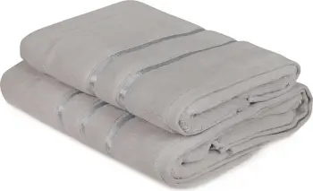 Set peshqirësh (2 copë) Mijölnir, Dolce, ngjyrë kaltër e çelët (100 x 150)