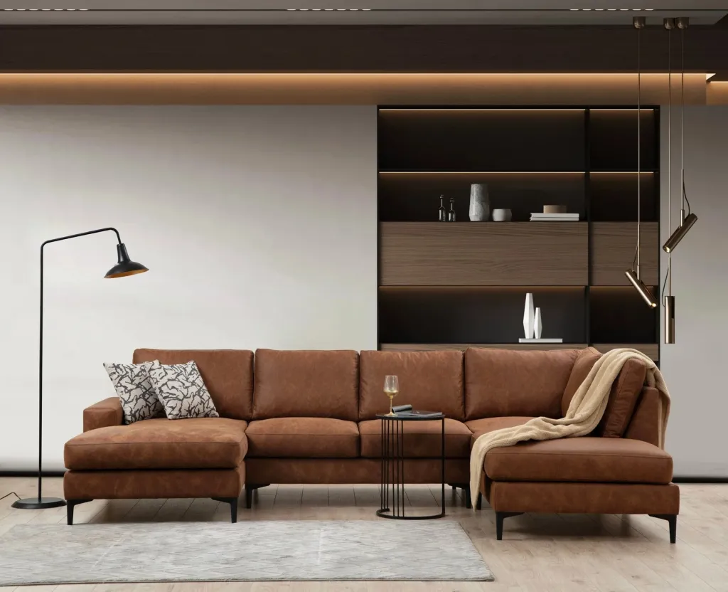 Kënd-sofë Porto, ngjyrë deve, Atelier del Sofa, CHL-02-C-EOT - 2