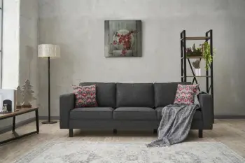 Divan treshe Atelier del Sofa, lino Kale, antracit