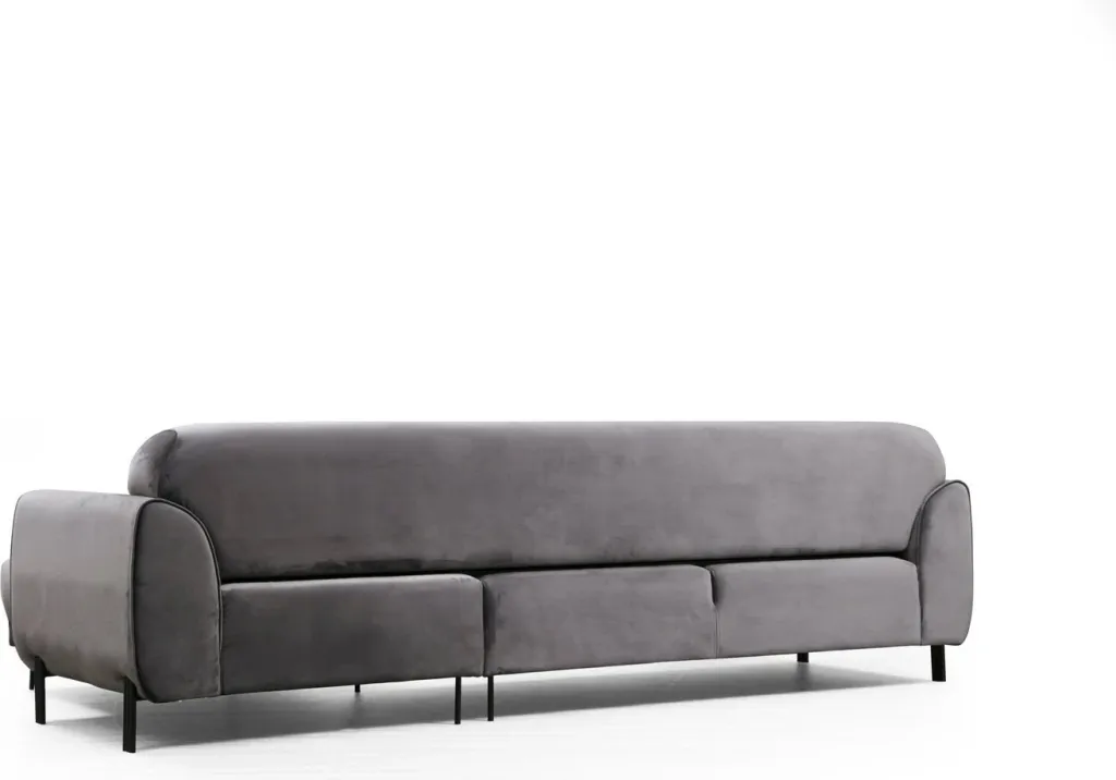 Kënd divan-krevat Atelier del Sofa, këndi djathtë, ngjyrë antracit - 12