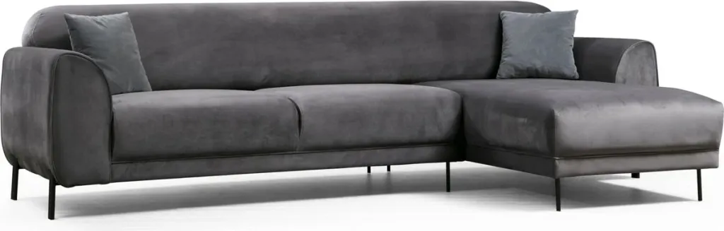 Kënd divan-krevat Atelier del Sofa, këndi djathtë, ngjyrë antracit - 7
