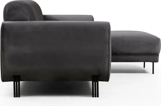 Kënd divan-krevat Atelier del Sofa, këndi djathtë, ngjyrë antracit - 10