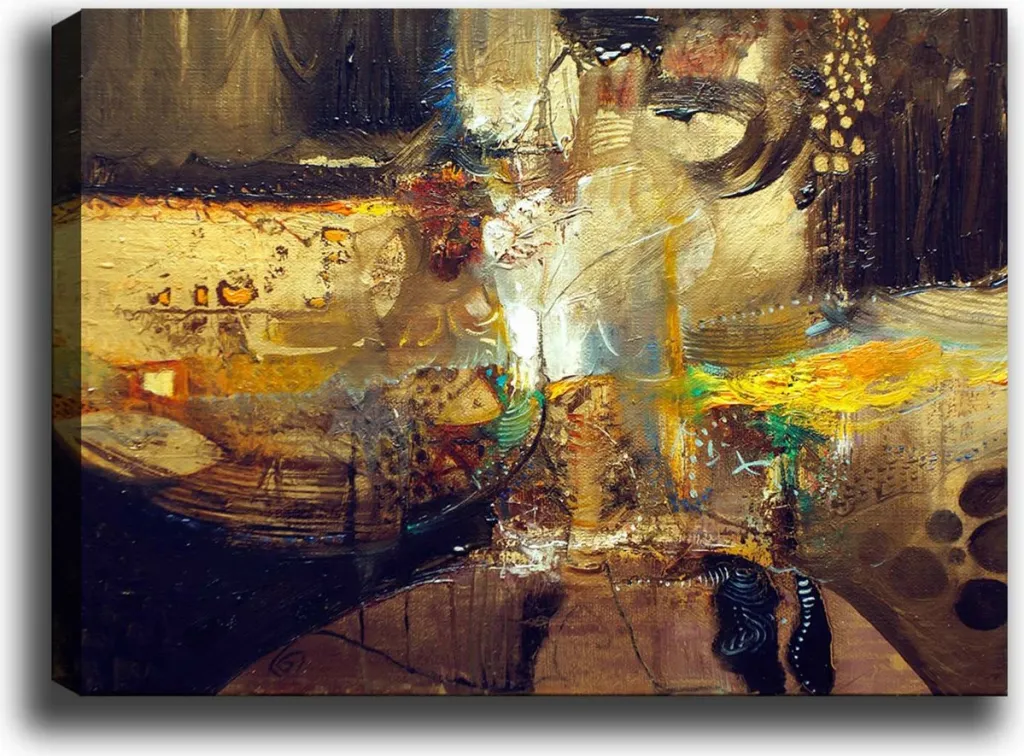 Pikturë dekorative në kanavacë, shumëngjyrëshe, 70x100cm - 2